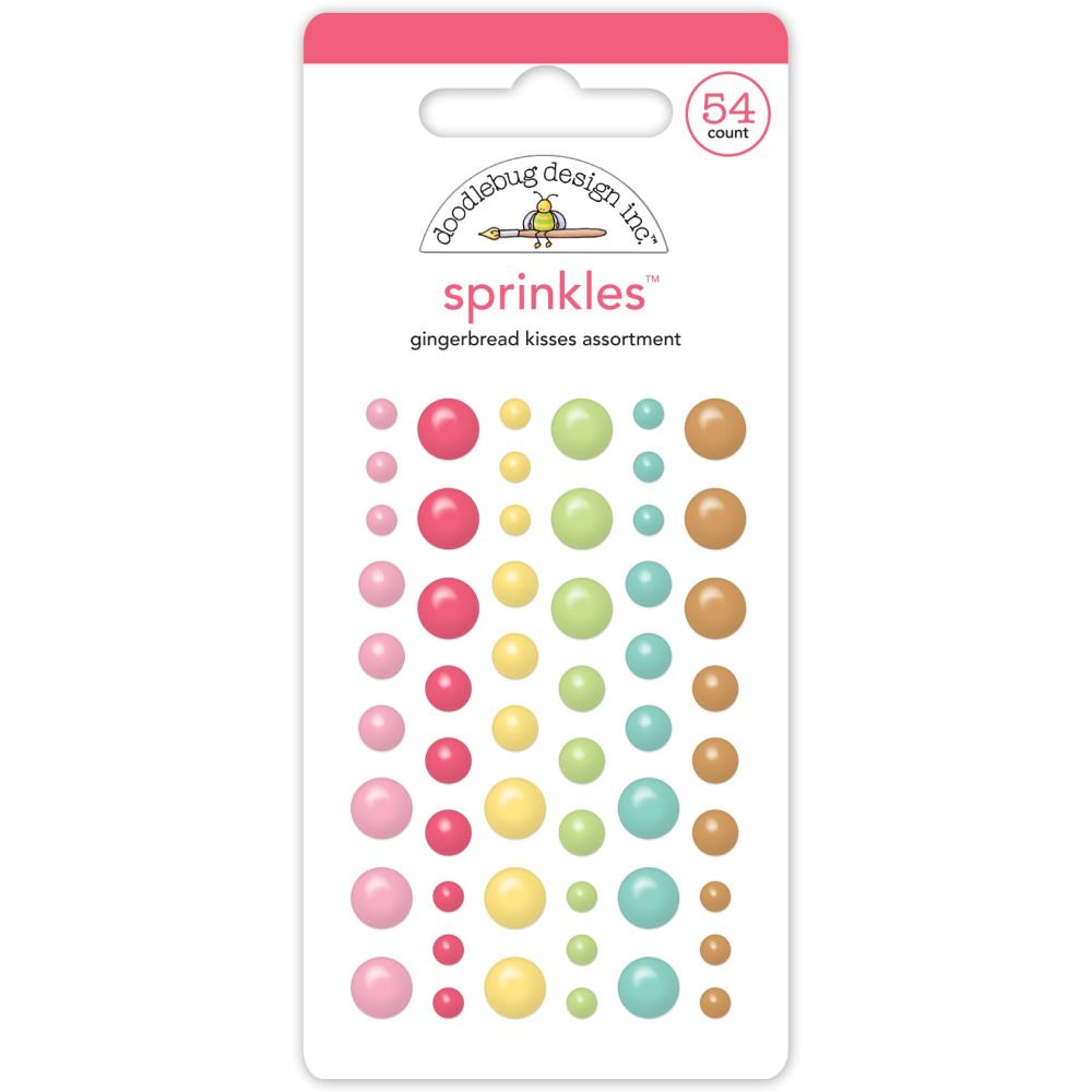 Doodlebug Design Gingerbread Kisses - Gingerbread Kisses Assortment Sprinkles
