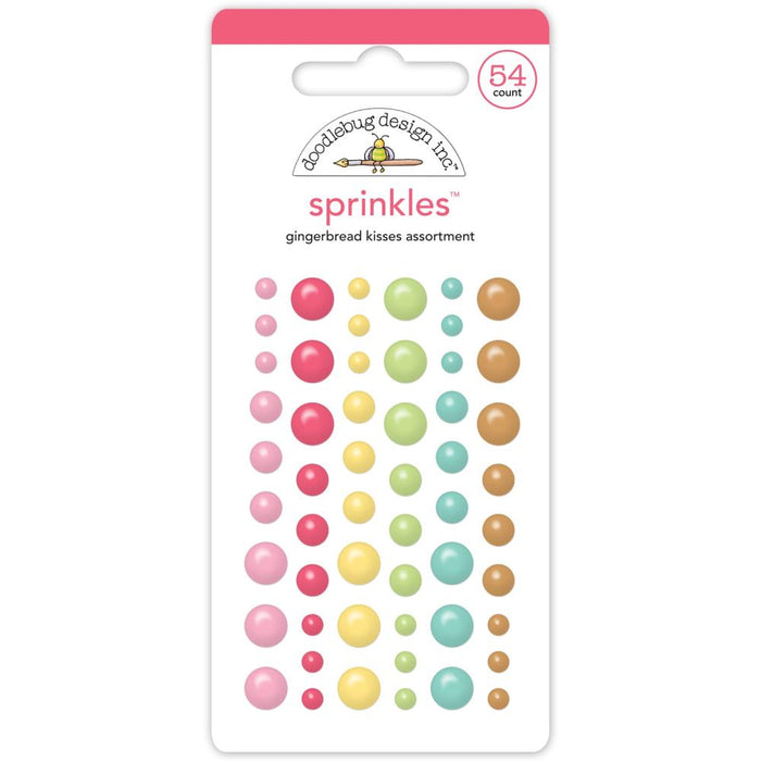 Doodlebug Design Gingerbread Kisses - Gingerbread Kisses Assortment Sprinkles
