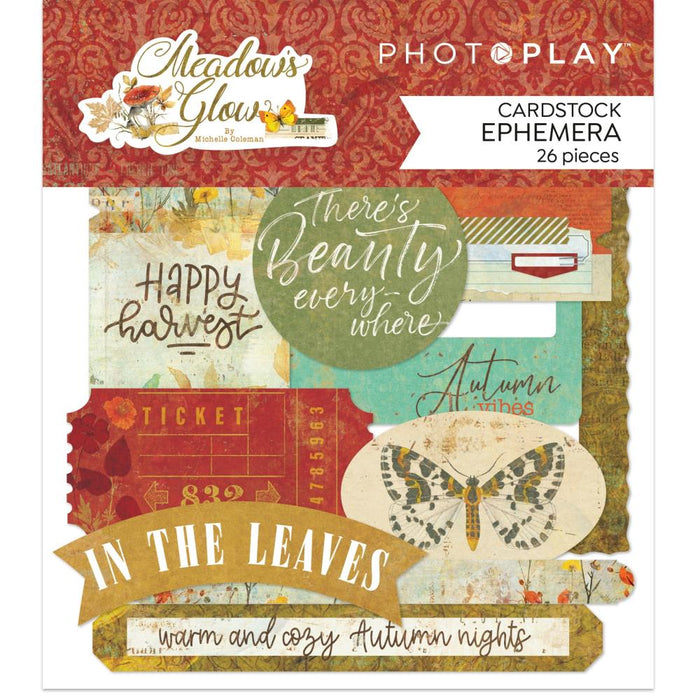 Photoplay Meadow's Glow - Ephemera Die-Cuts