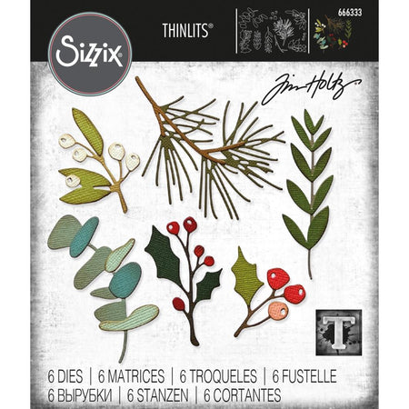 Sizzix Tim Holtz Thinlits Die - Festive Gatherings