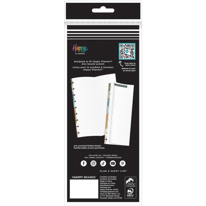 Me & My Big Ideas Happy Planner - Woodland Charm Classic Folded Fill Paper