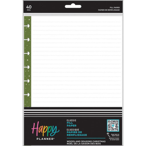 Me & My Big Ideas Happy Planner - Woodland Seasons Christmas Classic Fill Paper