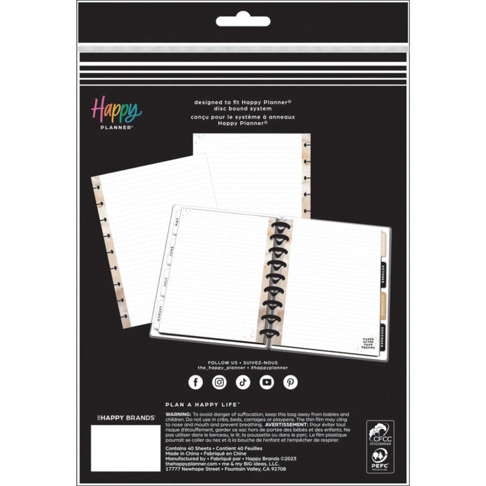 Me & My Big Ideas Happy Planner - Taming The Wild Classic Fill Paper