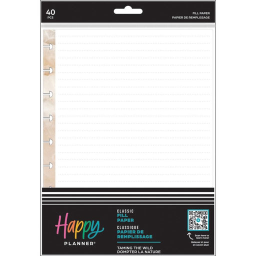 Me & My Big Ideas Happy Planner - Taming The Wild Classic Fill Paper