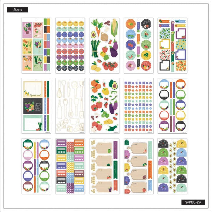 Me & My Big Ideas Happy Planner - Cooking 101 Sticker Value Pack