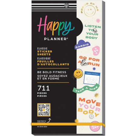 Me & My Big Ideas Happy Planner - Be Bold Fitness Sticker Value Pack