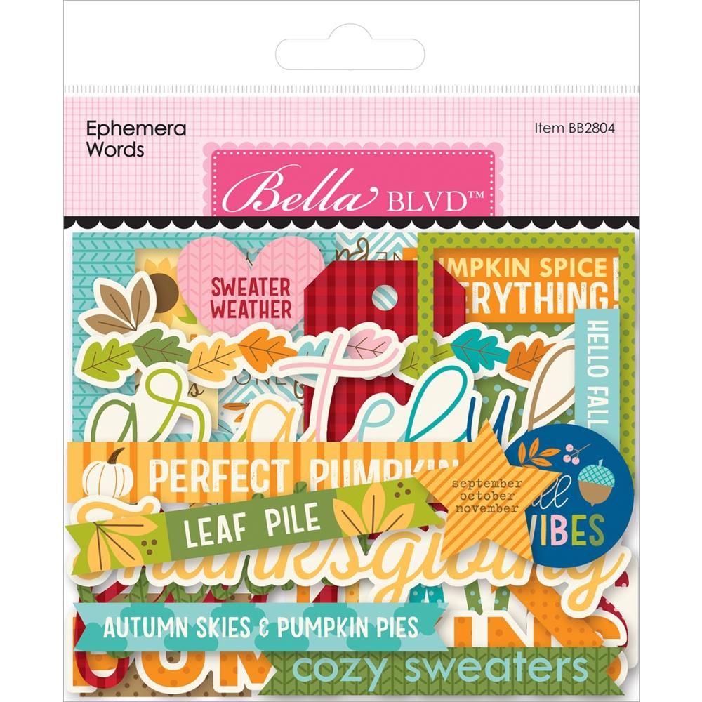 Bella Blvd One Fall Day - Ephemera Words