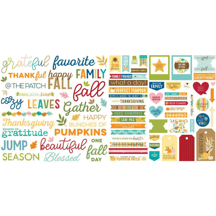 Bella Blvd One Fall Day - Ephemera Words