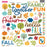Bella Blvd One Fall Day - Ciao Chip Chipboard Stickers