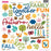 Bella Blvd One Fall Day - Ciao Chip Chipboard Stickers