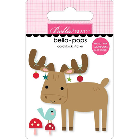 Bella Blvd Merry Little Christmas - Merry Christmoose Bella-Pops 3D Sticker