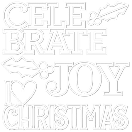 Bella Blvd Merry Little Christmas - Celebrate Cut-Outs