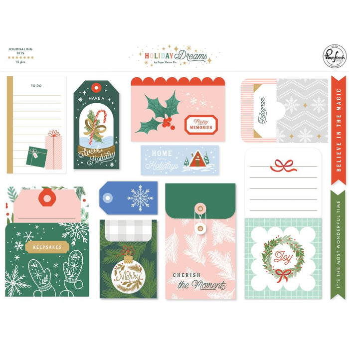 Pinkfresh Studio Holiday Dreams - Journaling Bits