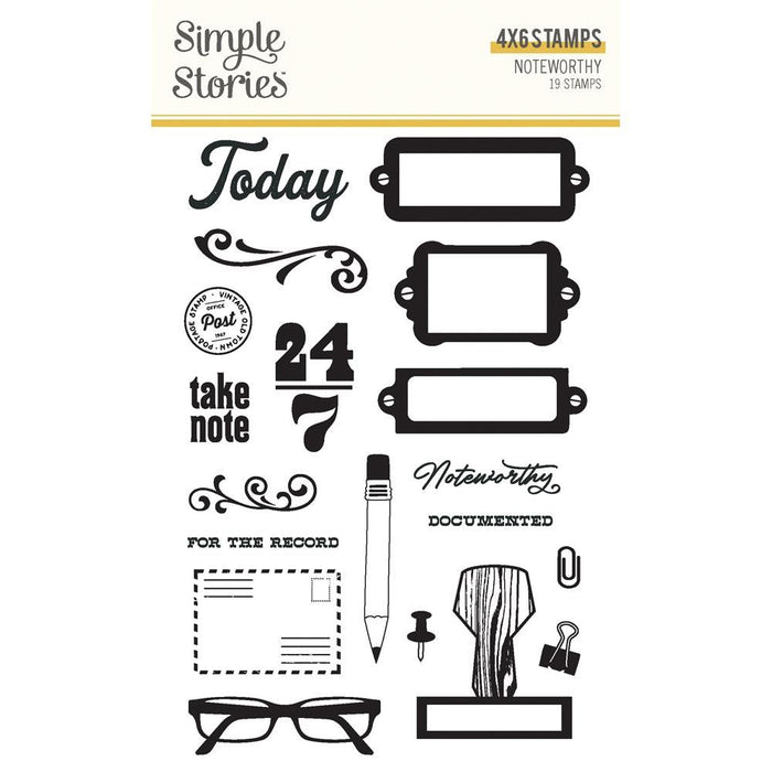 Simple Stories Noteworthy - Clear Stamps