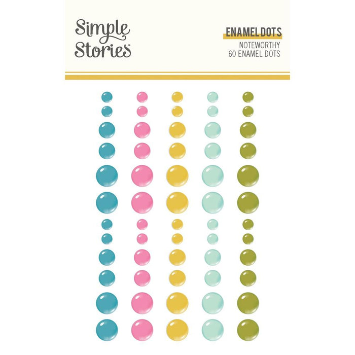 Simple Stories Noteworthy - Enamel Dots