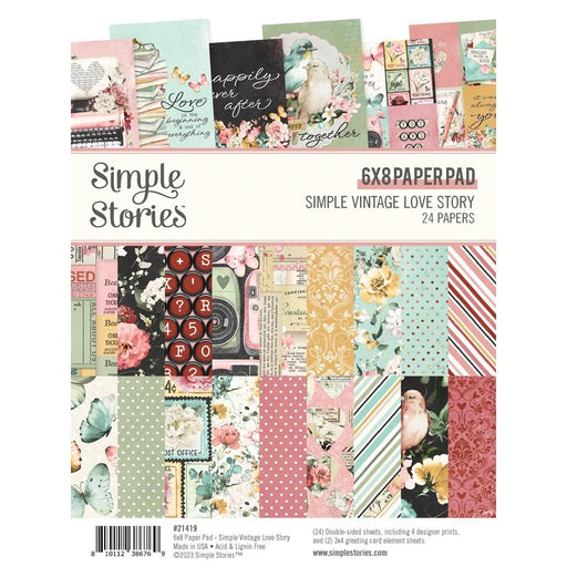 Simple Stories Simple Vintage Love Story - 6x8 Paper Pad