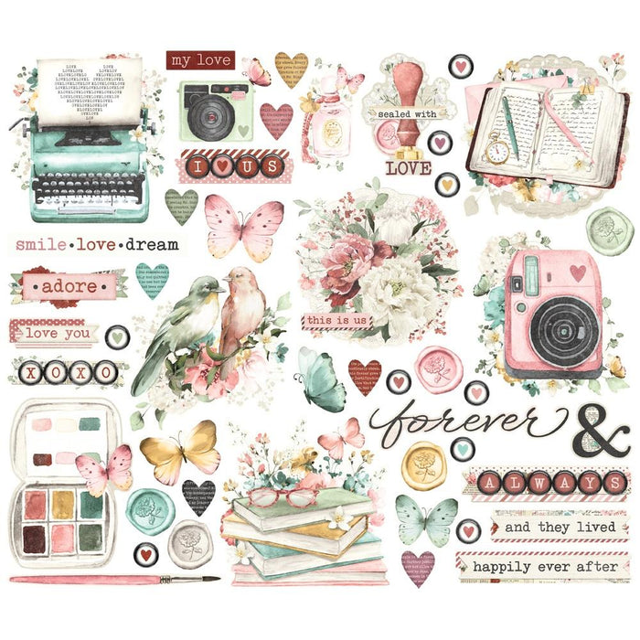 Simple Stories Simple Vintage Love Story - Bits & Pieces