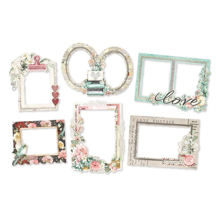 Simple Stories Simple Vintage Love Story - Chipboard Frames