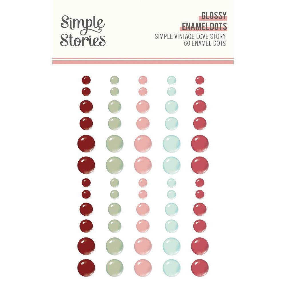 Simple Stories Simple Vintage Love Story - Enamel Dots