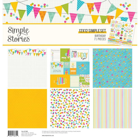 Simple Stories Birthday - 12x12 Collection Kit