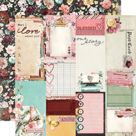 Simple Stories Simple Vintage Love Story - Journal Elements