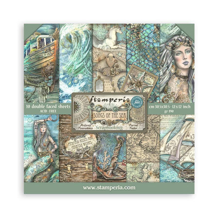 Stamperia Songs Of The Sea - 12x12 Paper Pack