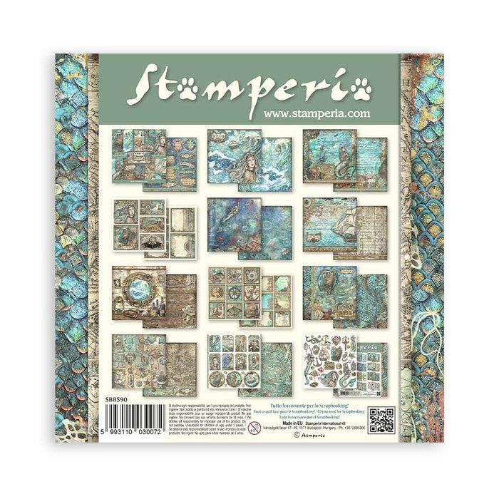 Stamperia Songs Of The Sea - 8x8 Paper Pack