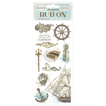 Stamperia Songs Of The Sea - Elements Rub-Ons