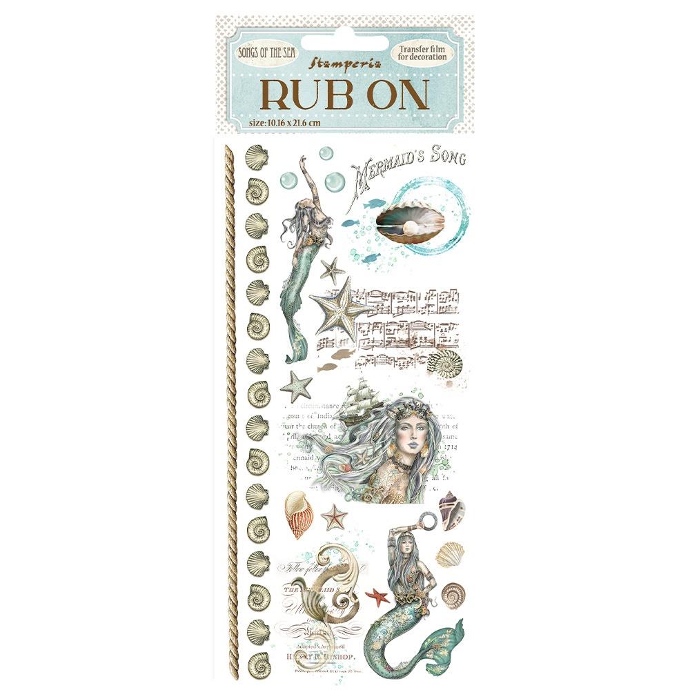 Stamperia Songs Of The Sea - Mermaids Rub-Ons