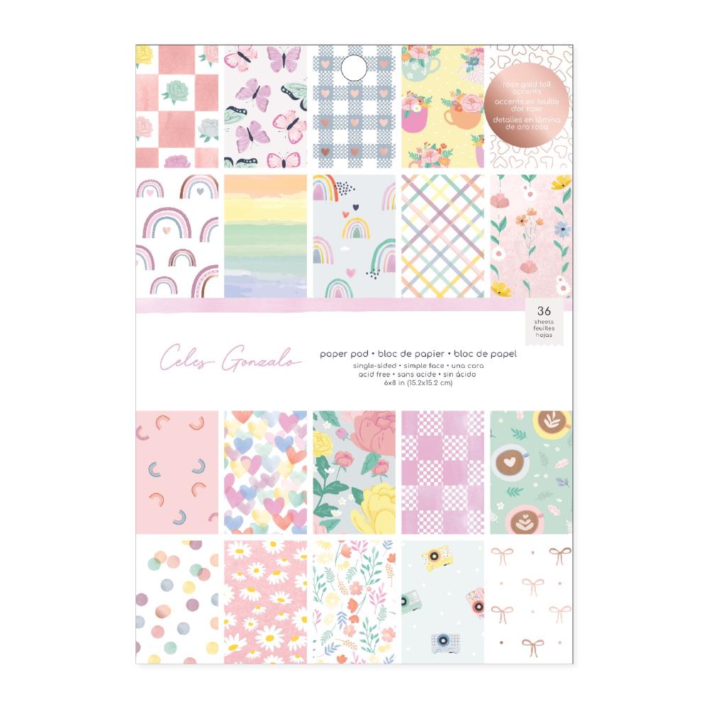 American Crafts Rainbow Avenue - 6x8 Pad