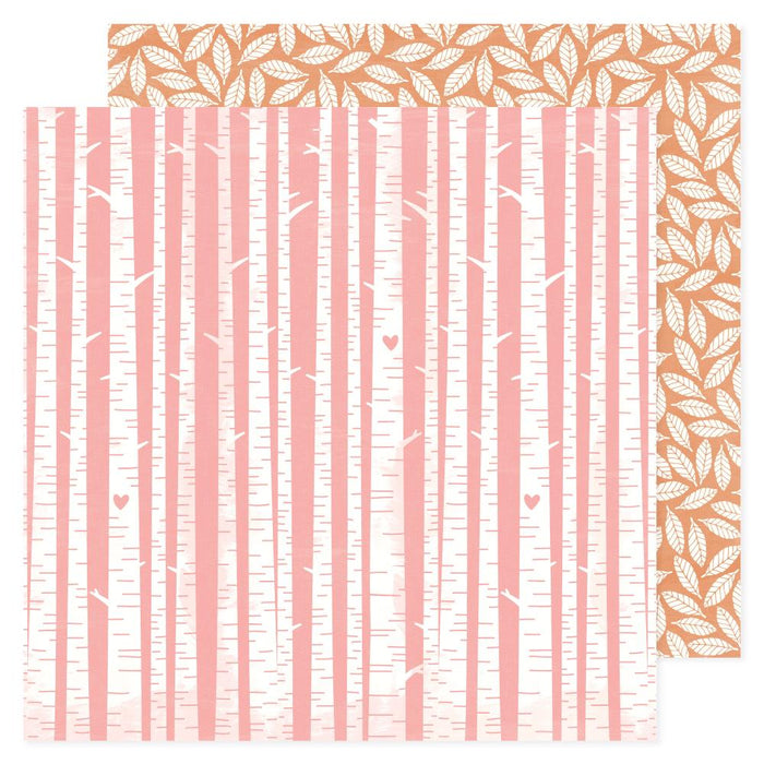 American Crafts Hello Little Girl - Pink Trees