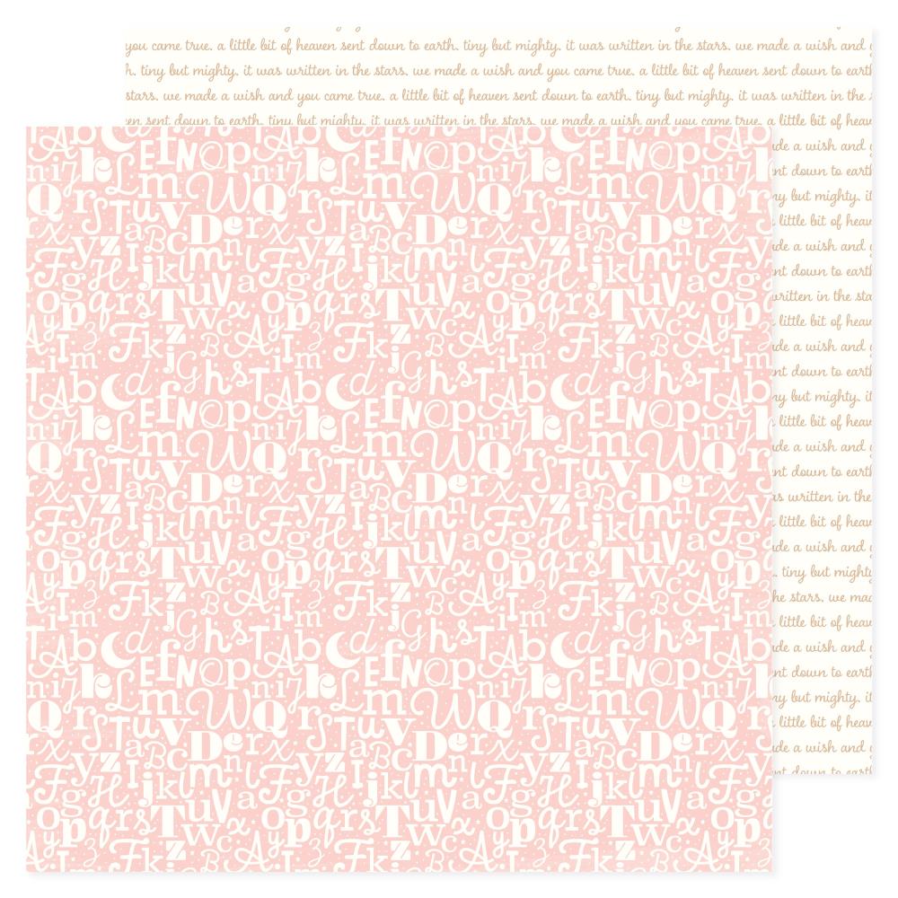 American Crafts Hello Little Girl - Pink ABC