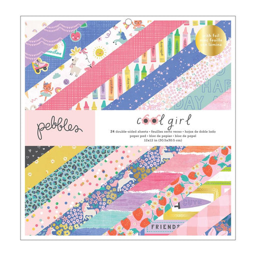 Pebbles Cool Girl - 12x12 Pad