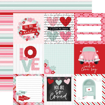 Echo Park Love Notes - 4x4 Journaling Cards