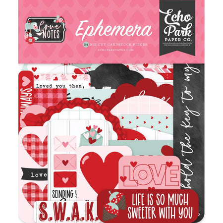 Echo Park Love Notes - Ephemera Icons
