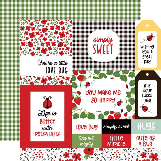 Echo Park Little Ladybug - Multi Journaling Cards