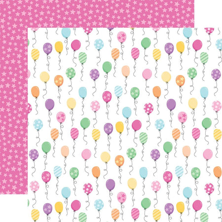 Echo Park Make A Wish Birthday Girl - Birthday Girl Balloons