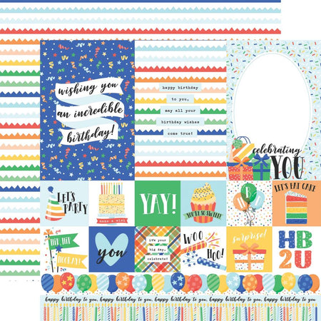 Echo Park Make A Wish Birthday Boy - Multi Journaling Cards