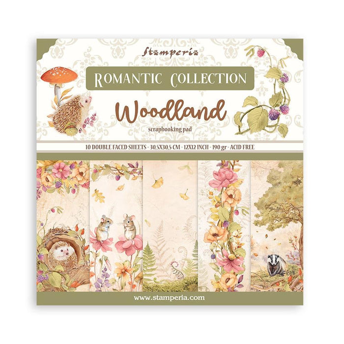 Stamperia Woodland - 12x12 Paper Pack