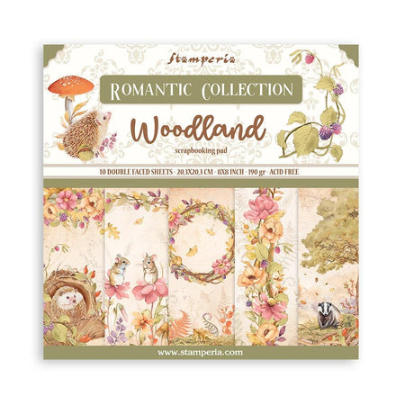 Stamperia Woodland - 8x8 Paper Pack