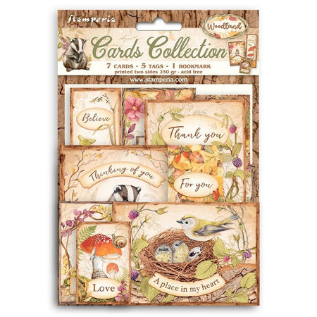 Stamperia Woodland - Cards Collection