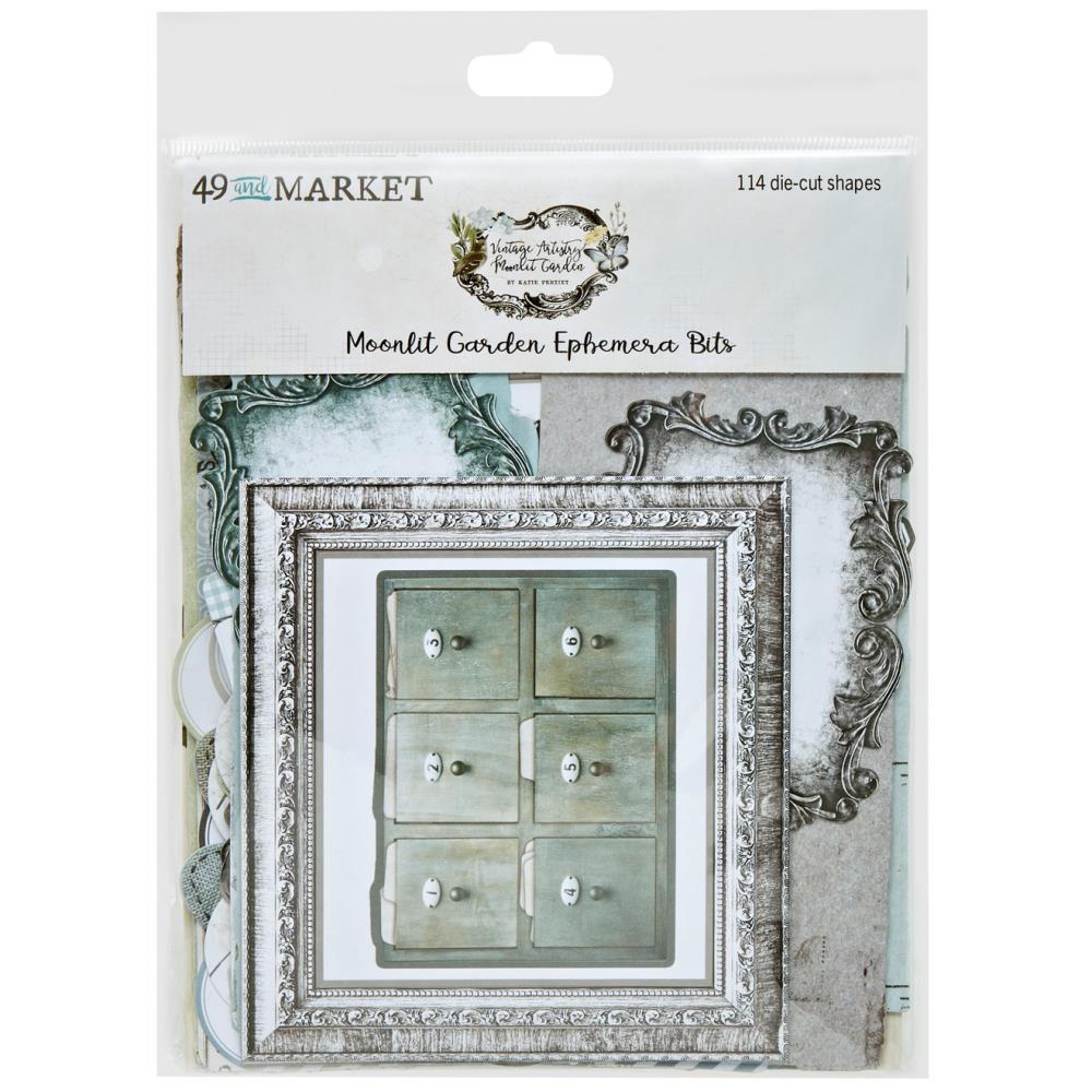 49 & Market Vintage Artistry Moonlit Garden - Ephemera Bits