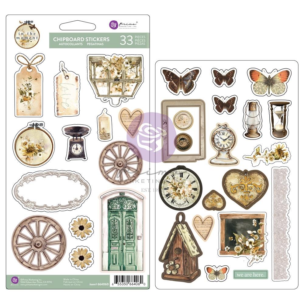 Prima In The Moment - Chipboard Stickers