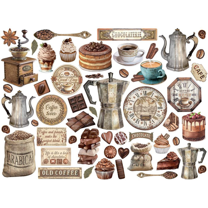 Stamperia Coffee And Chocolate - Die-Cuts