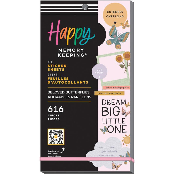 Me & My Big Ideas Happy Planner - Beloved Butterflies Sticker Value Pack