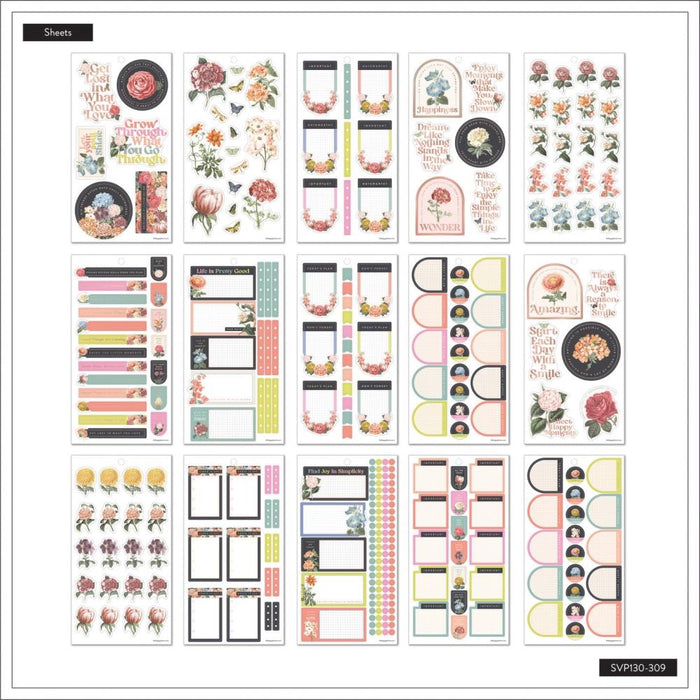 Me & My Big Ideas Happy Planner - Gathered Flowers Sticker Value Pack