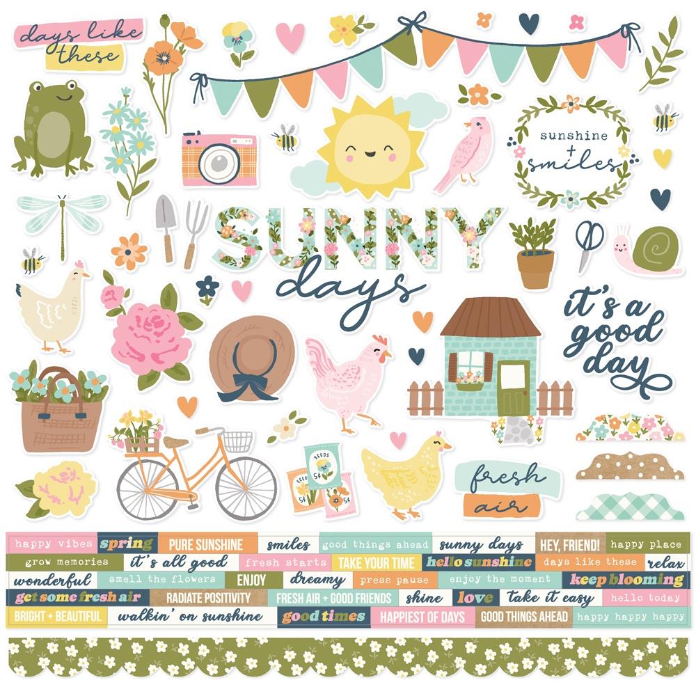 Simple Stories Fresh Air - Cardstock Stickers