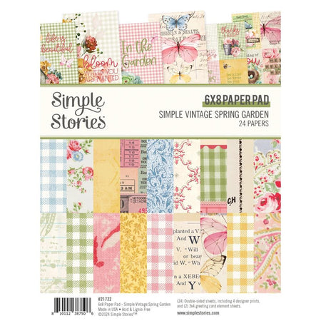 Simple Stories Simple Vintage Spring Garden - 6x8 Paper Pad