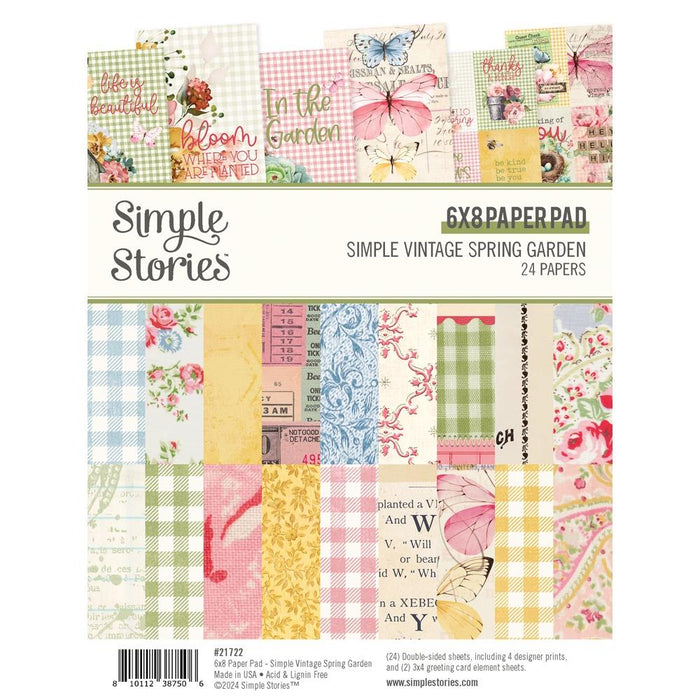 Simple Stories Simple Vintage Spring Garden - 6x8 Paper Pad