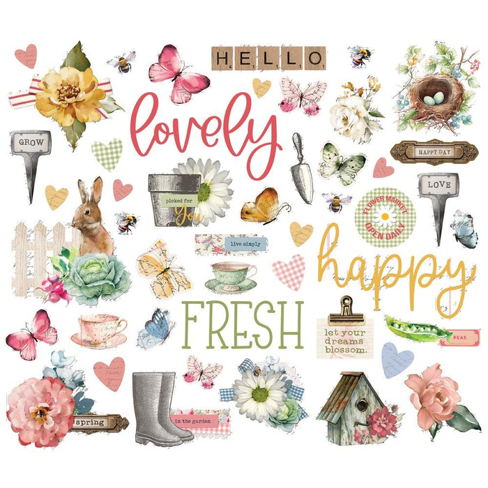 Simple Stories Simple Vintage Spring Garden - Bits & Pieces
